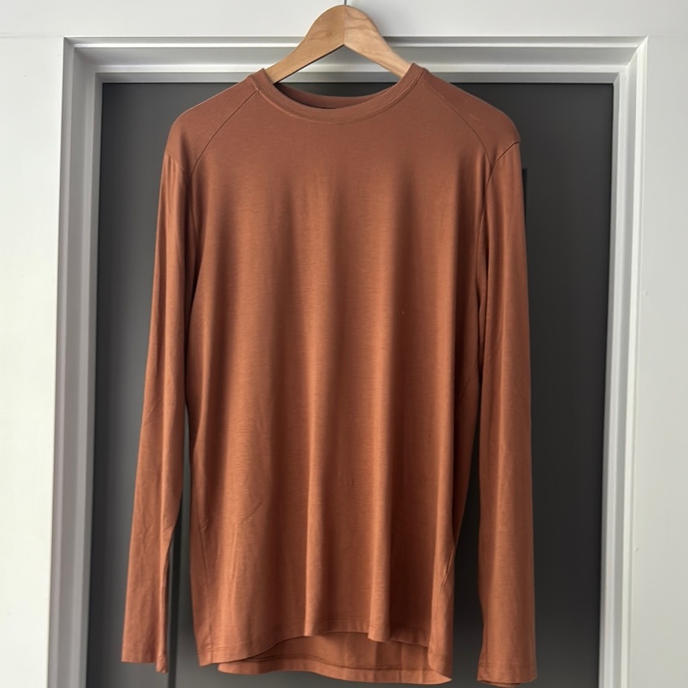 Free Fly Men's Rust Long Sleeve Shirt